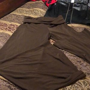 Flowy Cache knit pants